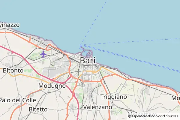 Mapa Bari