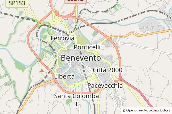 Mapa Benewent