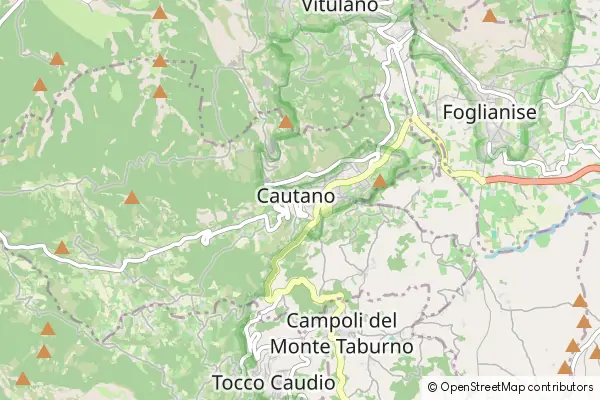 Mapa Cautano