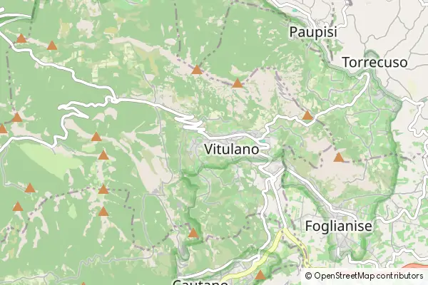 Mapa Vitulano