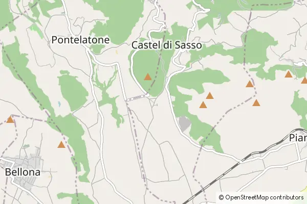 Mapa Castel di Sasso