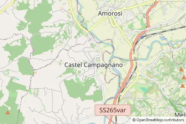 Mapa Castel Campagnano