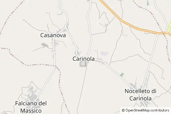 Mapa Carinola