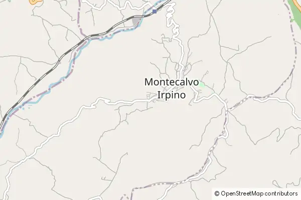 Mapa Montecalvo Irpino