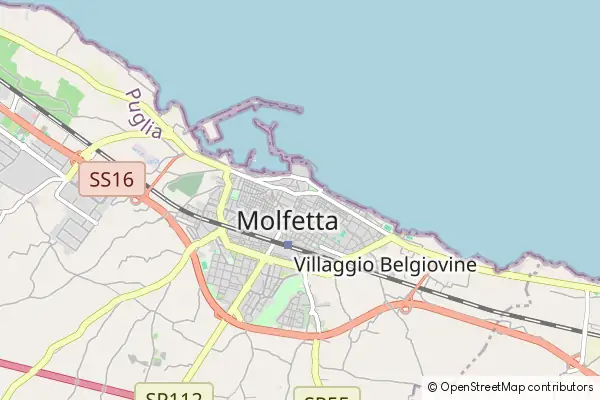 Mapa Molfetta