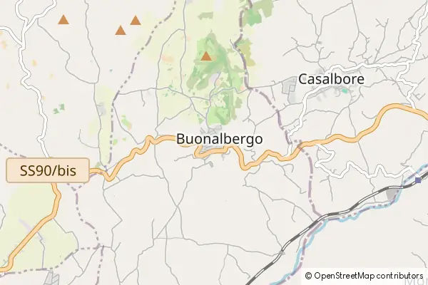 Mapa Buonalbergo