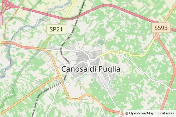 Mapa Canosa di Puglia