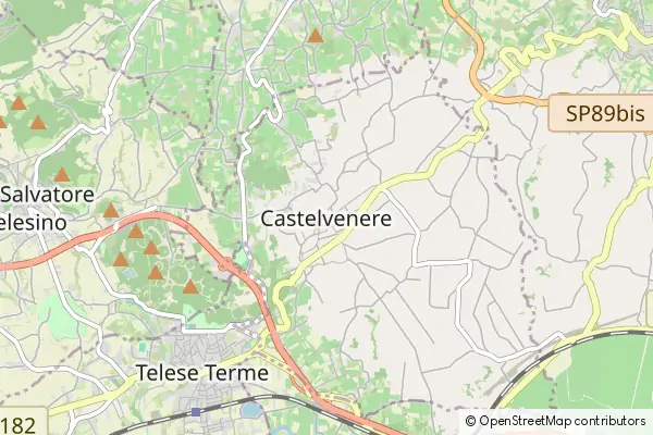 Mapa Castelvenere