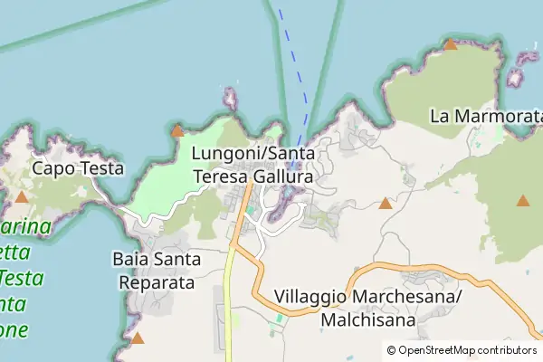 Mapa Santa Teresa Gallura