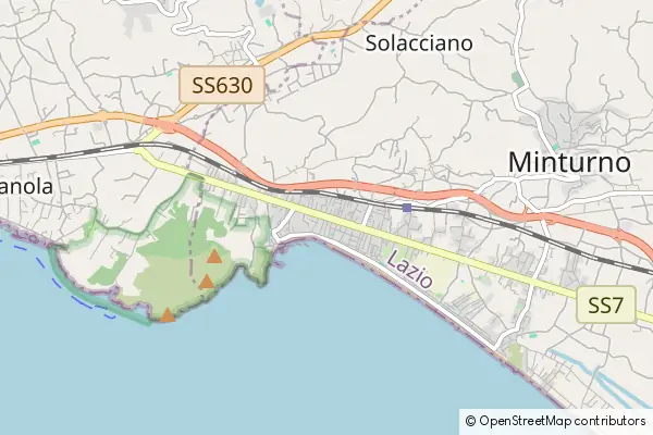 Mapa Scauri