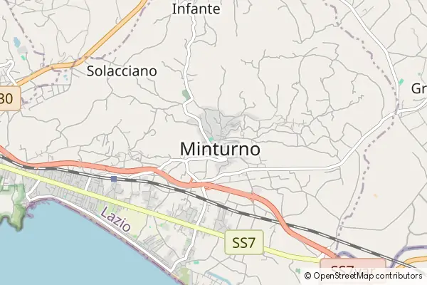 Mapa Minturno