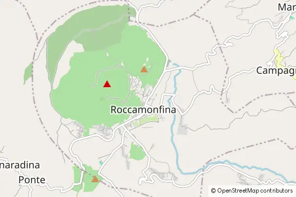 Mapa Roccamonfina