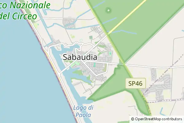 Mapa Sabaudia