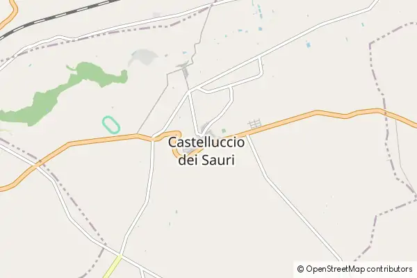 Mapa Castelluccio dei Sauri