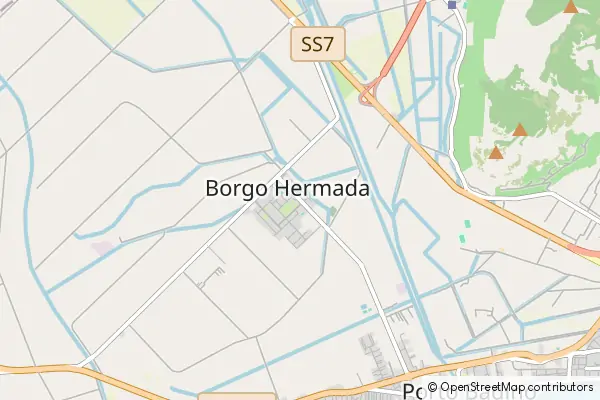 Mapa Borgo Hermada