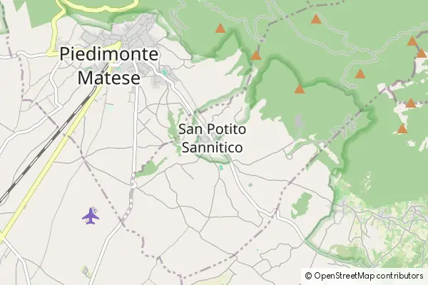 Mapa San Potito Sannitico