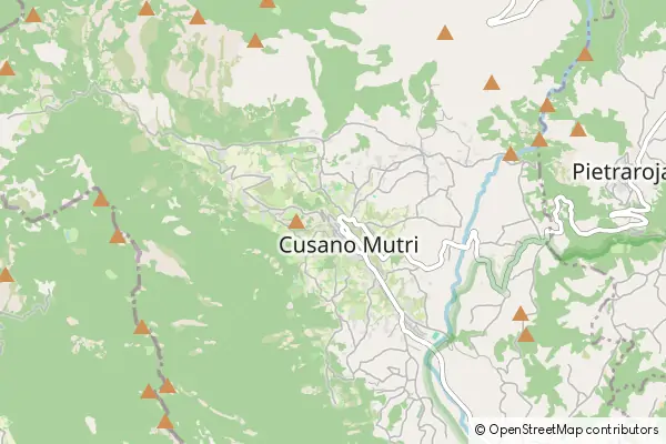 Mapa Cusano Mutri