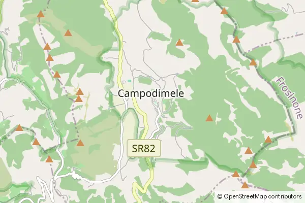 Mapa Campodimele