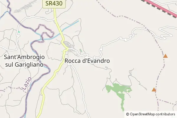 Mapa Rocca d'Evandro