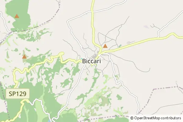 Mapa Biccari