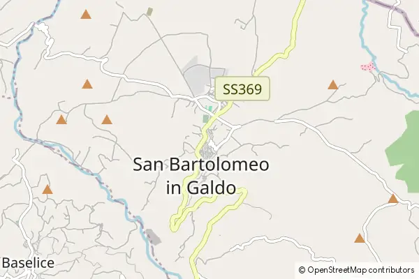 Mapa San Bartolomeo in Galdo