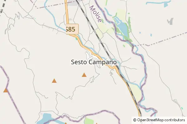 Mapa Sesto Campano