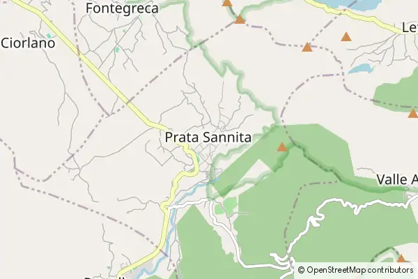 Mapa Prata Sannita