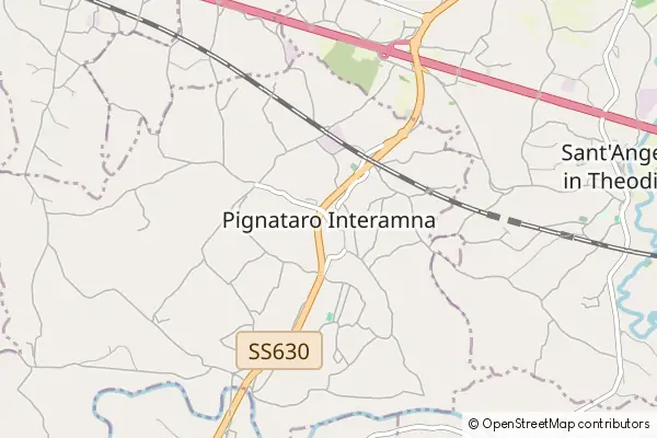 Mapa Pignataro Interamna