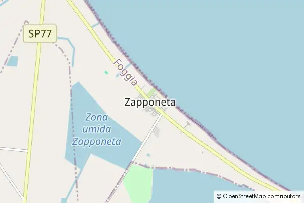 Mapa Zapponeta