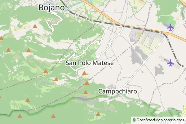 Mapa San Polo Matese