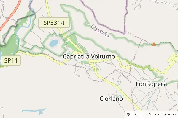 Mapa Capriati a Volturno