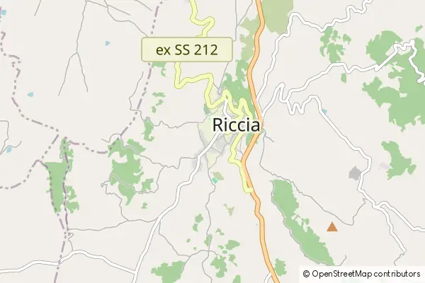 Mapa Riccia