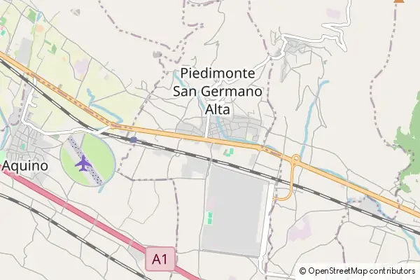 Mapa Piedimonte San Germano