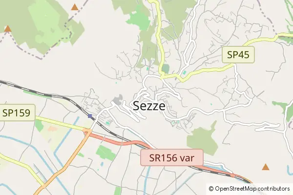 Mapa Sezze