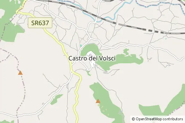 Mapa Castro dei Volsci