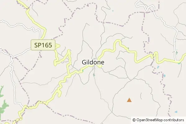 Mapa Gildone