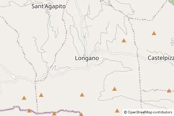 Mapa Longano