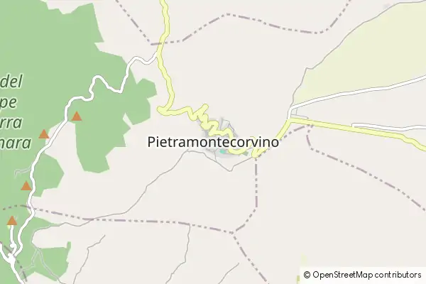 Mapa Pietramontecorvino