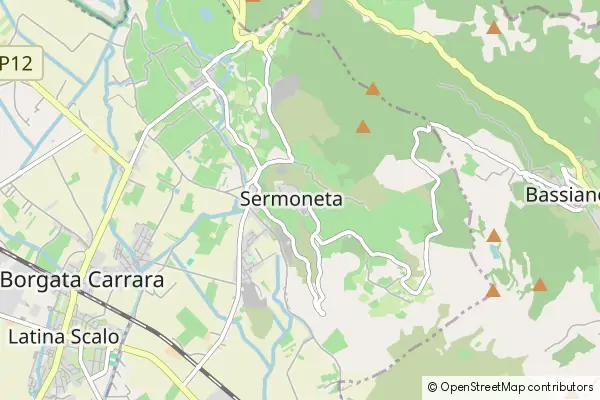 Mapa Sermoneta