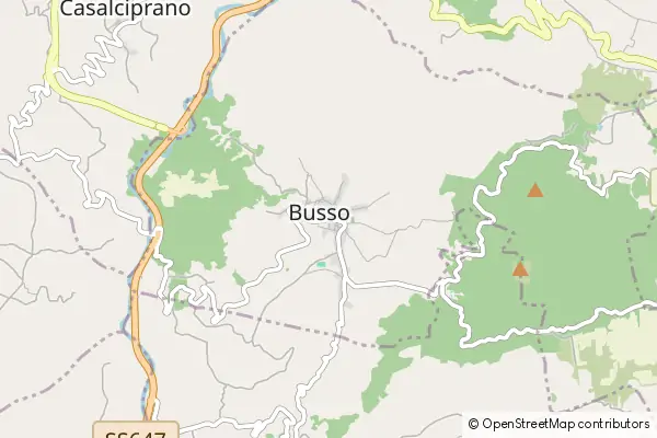 Mapa Busso