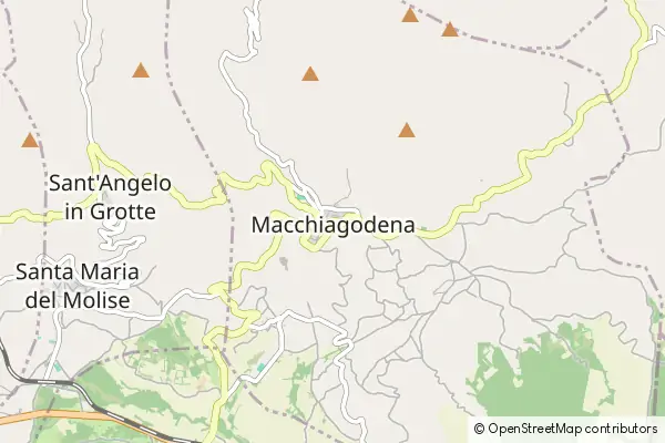 Mapa Macchiagodena