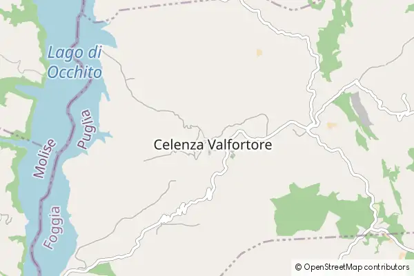 Mapa Celenza Valfortore