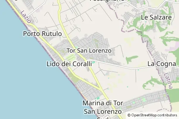 Mapa Tor San Lorenzo