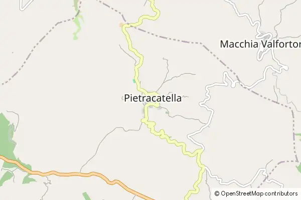 Mapa Pietracatella