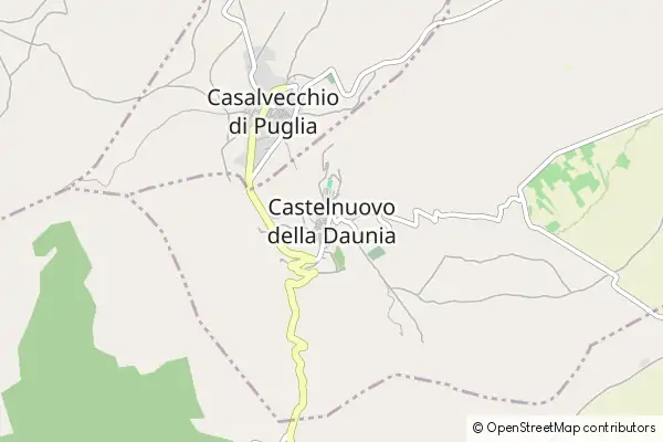 Mapa Castelnuovo della Daunia