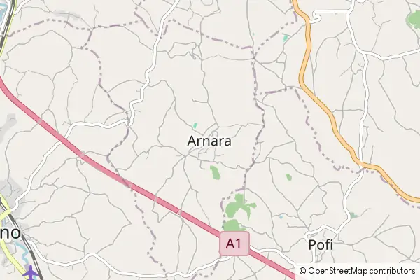 Mapa Arnara