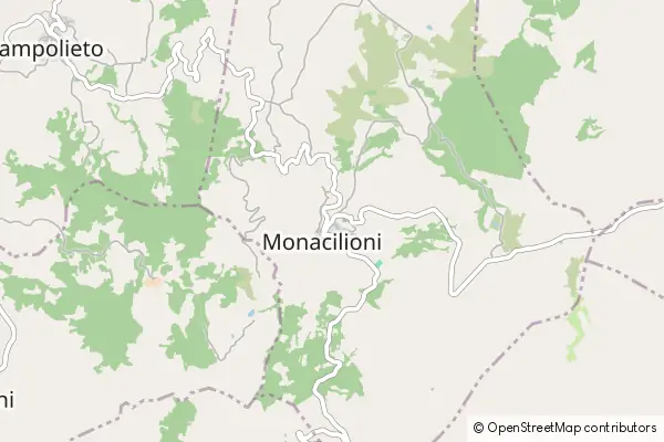 Mapa Monacilioni