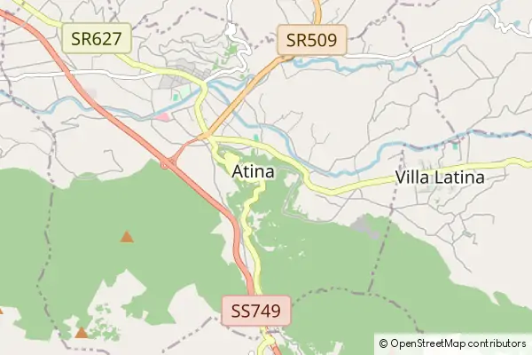 Mapa Atina