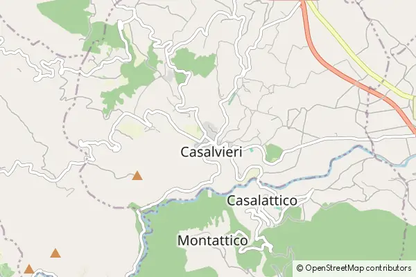 Mapa Casalvieri