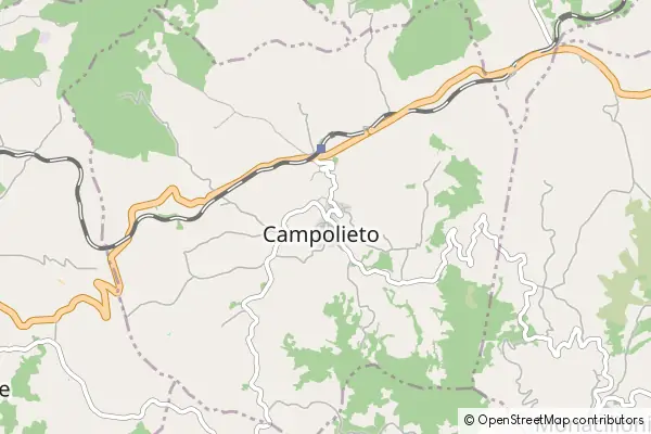 Mapa Campolieto